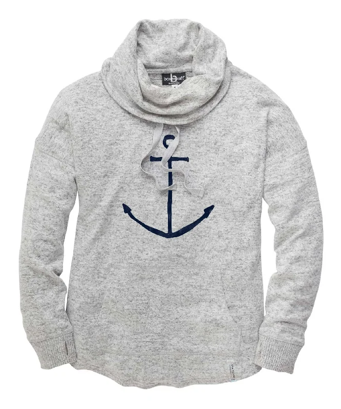 Cuddle Cowl Neck Anchor Sweater Thin Thick Dense