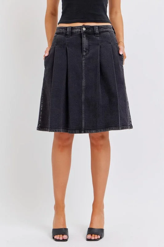 Erin Denim Skirt denim skirt trendy