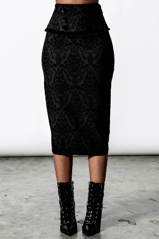 Isolde Midi Skirt high slit skirt