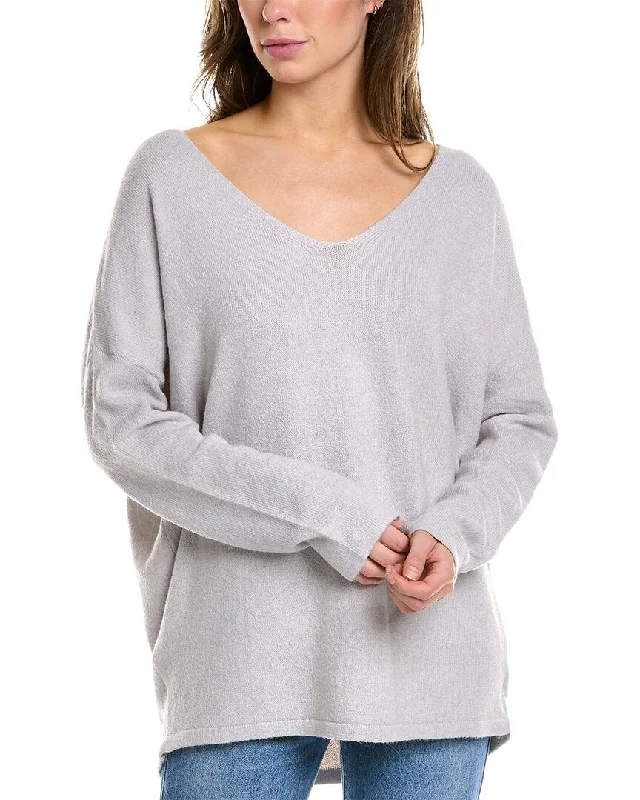 Joan Vass Dropped-Shoulder Sweater Velvet Chenille Corduroy