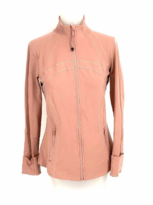 Lululemon Define Women's Peach Zip ATHLETIC Size 8 Jacket Faux Fur Jacket Real Fur Jacket Shearling Jacket Lululemon Define Women's Peach Zip ATHLETIC Size 8 Jacket Faux Fur Jacket Real Fur Jacket Shearling Jacket