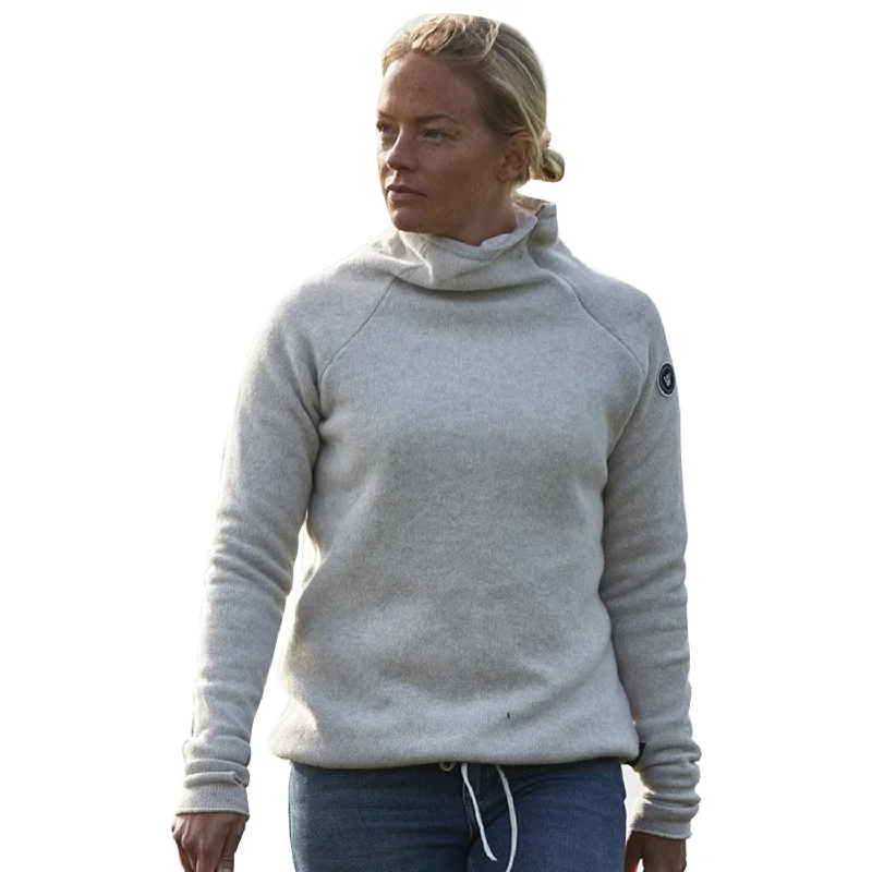 Holebrook Martina Sweater - Light Grey Handmade Hand-knitted Hand-woven