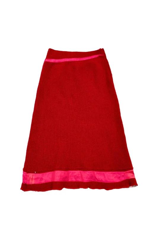 Sandra Smith - Knitted Midi Skirt cashmere skirt plush