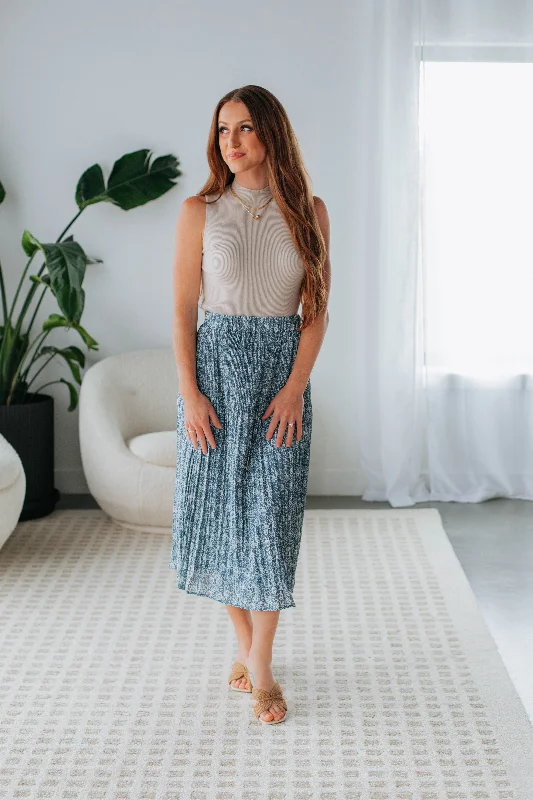 Tali Midi Skirt high waist skirt