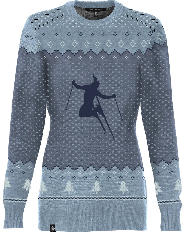 Women's Alpine Air Shredder Sweater - Storm Terry Blend Velvet Blend Canvas Blend